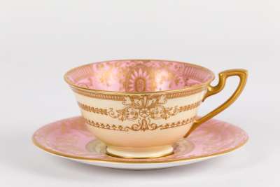 Royal Worcester Ernest Phillips Cup and Saucer